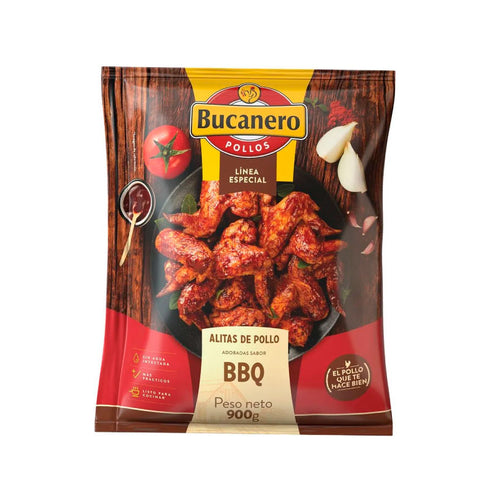 ALITAS BBQ BUCANERO9 9U 900G